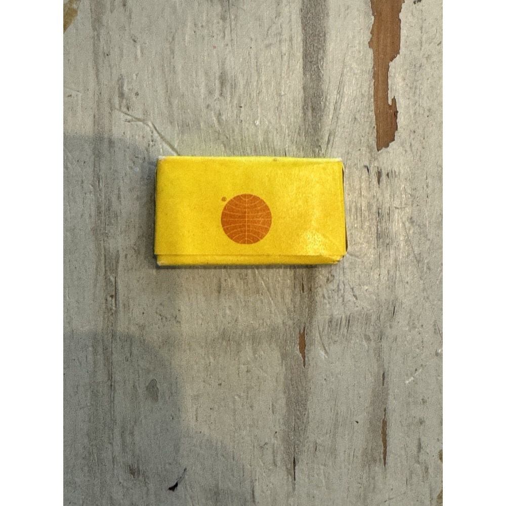 RARE 1960s Vintage Pan Am Airlines Amenity Kit YELLOW TRAVEL SOAP